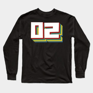 Number 2 Long Sleeve T-Shirt